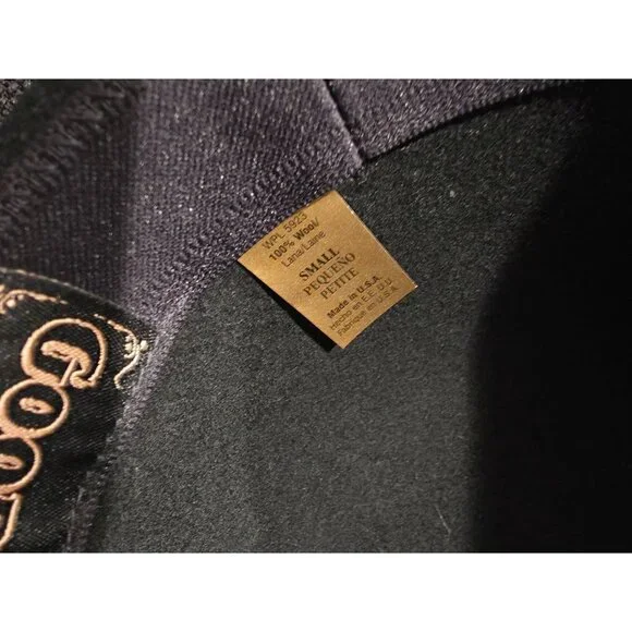 Goorin Bros Classic Black Wool Felt Bowler Hat Sz S (6-7/8) - Made In USA - Picture 7 of 8